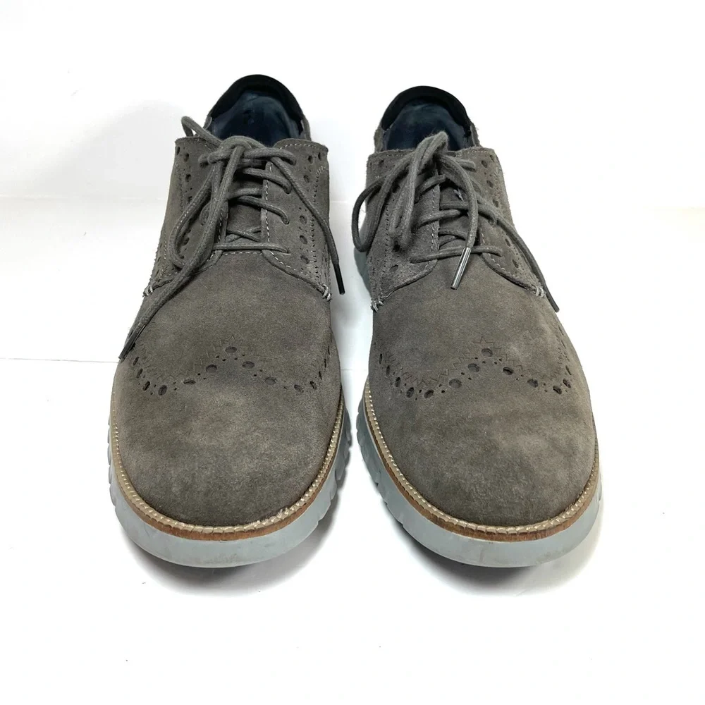Mark‎ Nason Los Angeles Men’s Wingtip Oxfords Gray Suede Size 11
